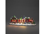 Konstsmide Train and Carriages Christmas Decoration (Battery or Mains Operated, Multi Colour LED)